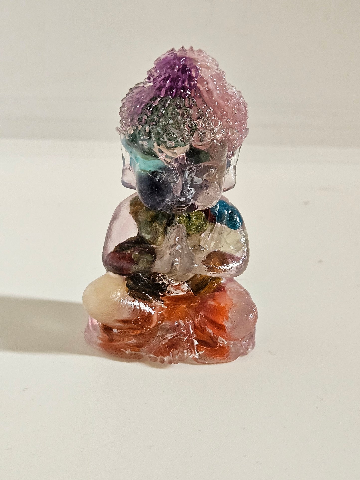Prayer Buddha Stone Statue Decorative Resin piece