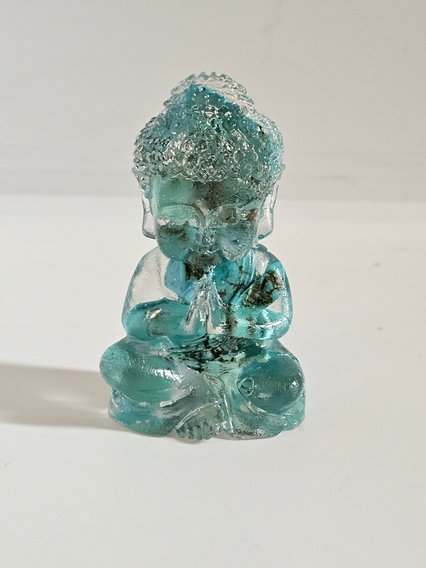 Prayer Buddha Stone Statue Decorative Resin piece
