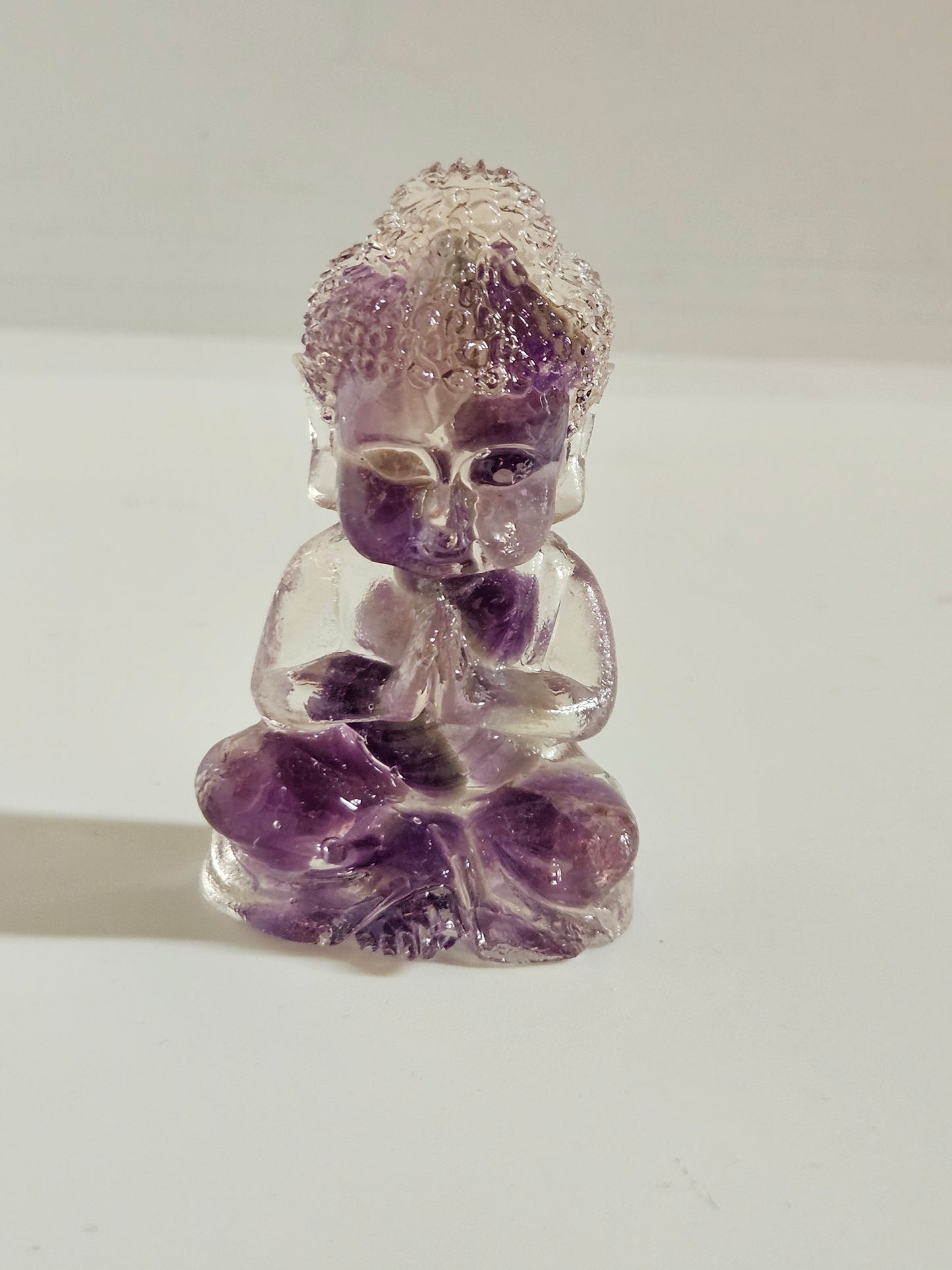 Prayer Buddha Stone Statue Decorative Resin piece