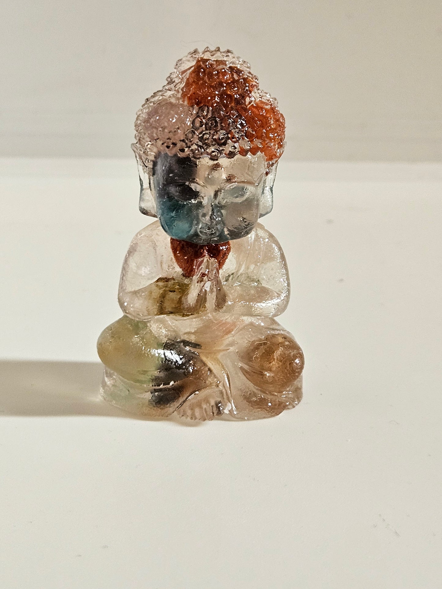Prayer Buddha Stone Statue Decorative Resin piece
