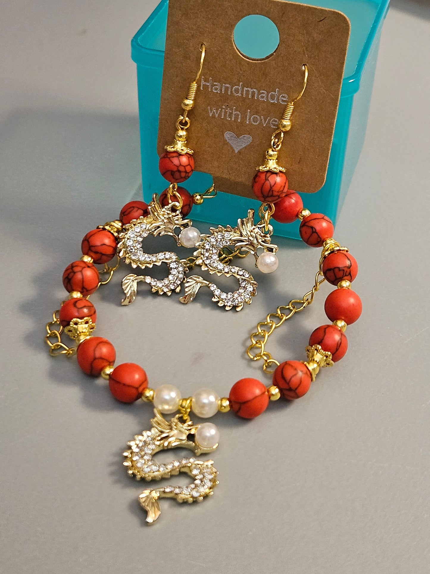 Stone beaded Bangles (8mm) with beautiful decor.