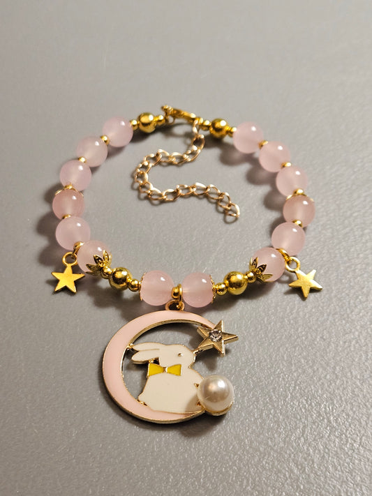 Bangle style glass charm bracelets ✨️