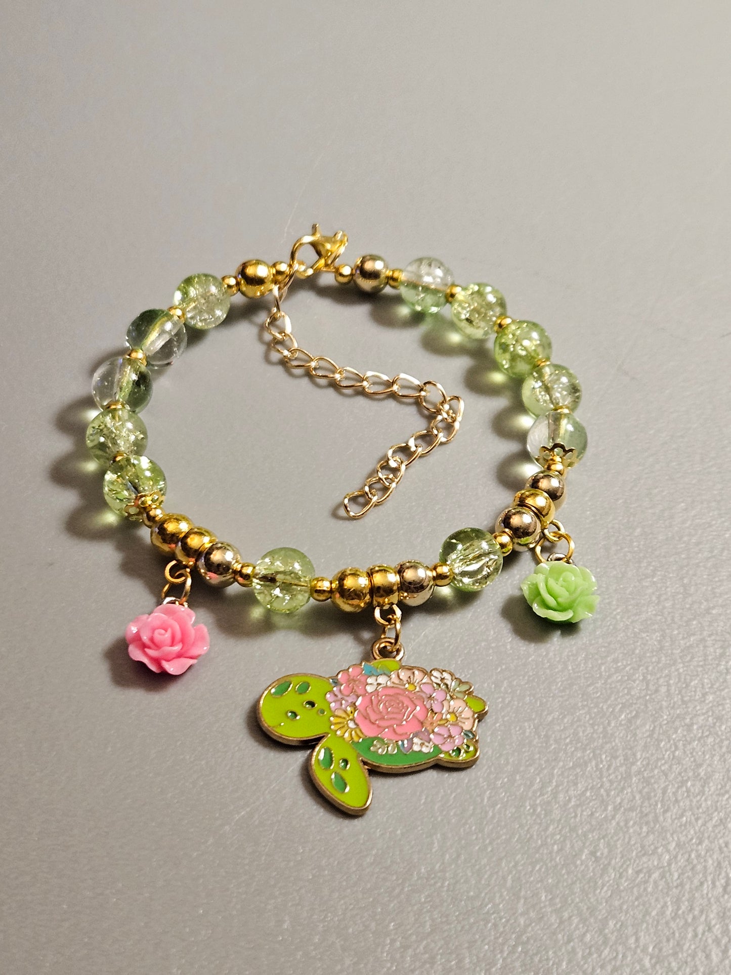 Bangle style glass charm bracelets ✨️
